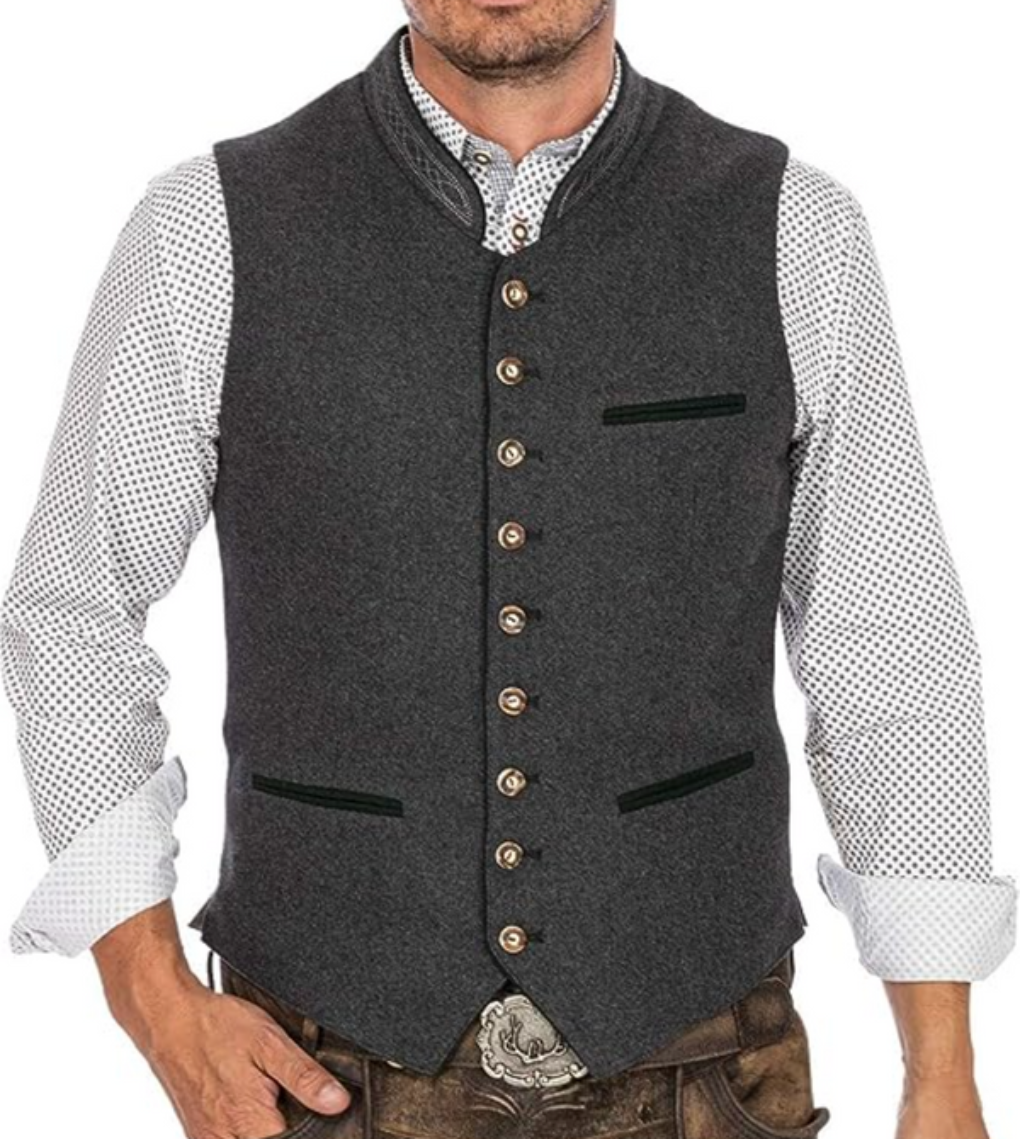 Elegant traditioneel herenvest