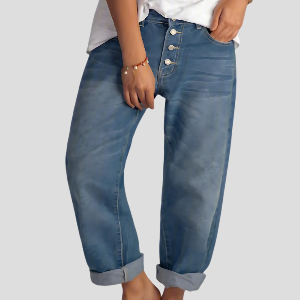 Wijde damesjeans