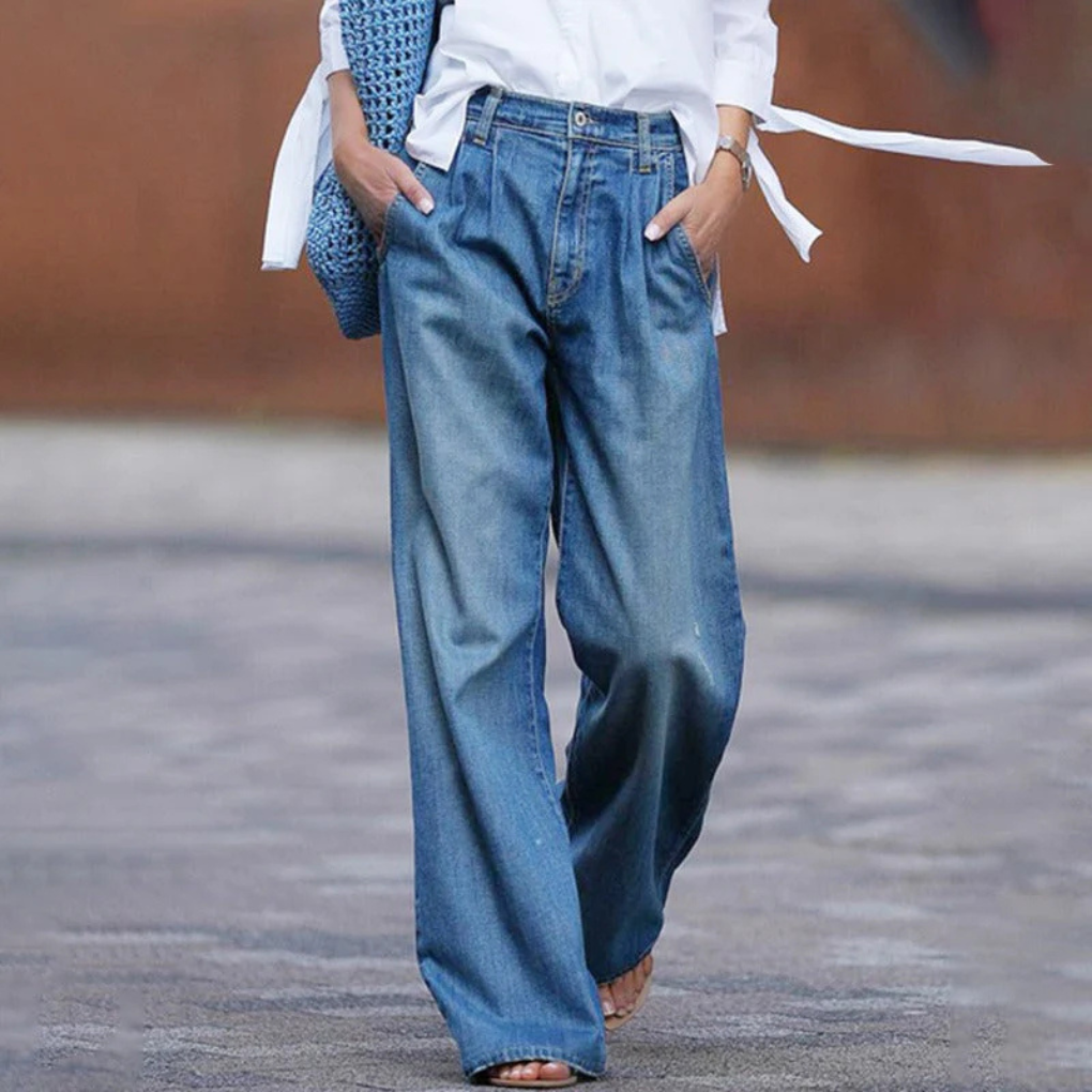 Dames wijde jeans