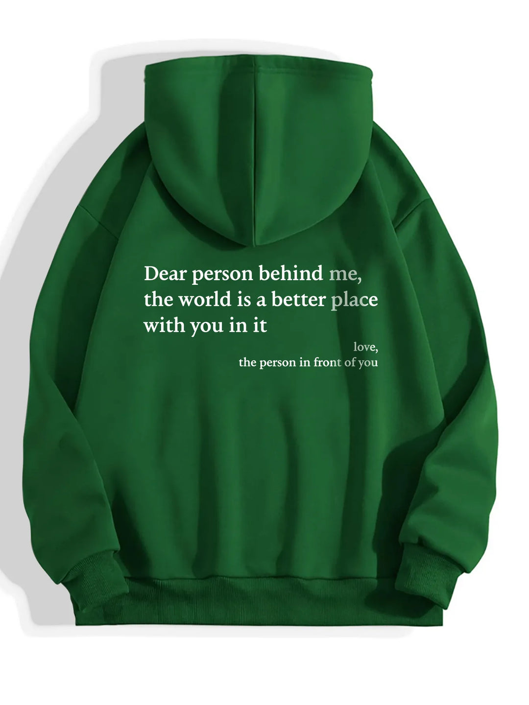Unisex Hoodie met Inspirerende Boodschap
