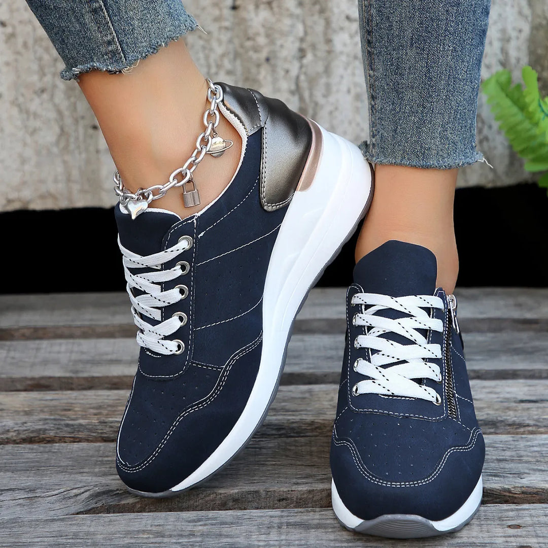 Dames Sportschoenen met Dikke Zool en Comfortabel Design