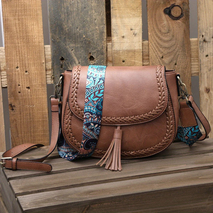 Remedios – Kleine Dames Schoudertas met Kwastdecoratie