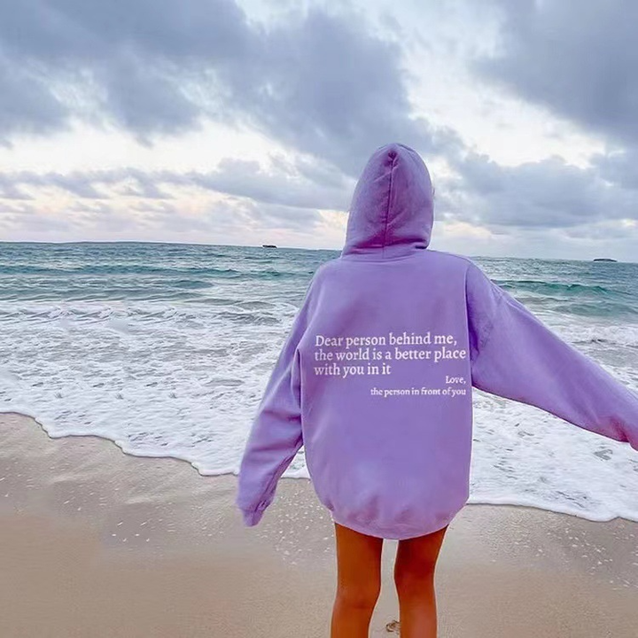 Unisex Hoodie met Inspirerende Boodschap