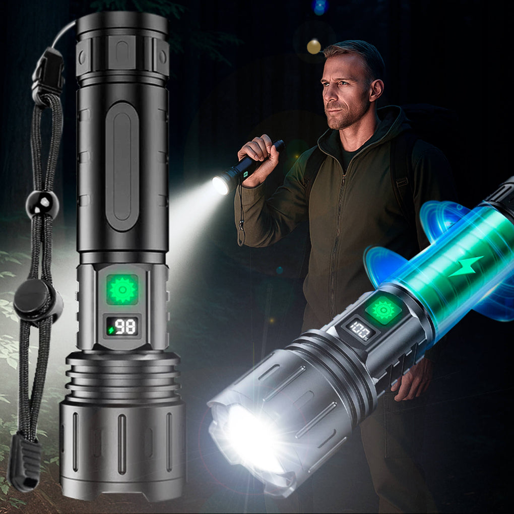 100000 lumen tactische zaklamp