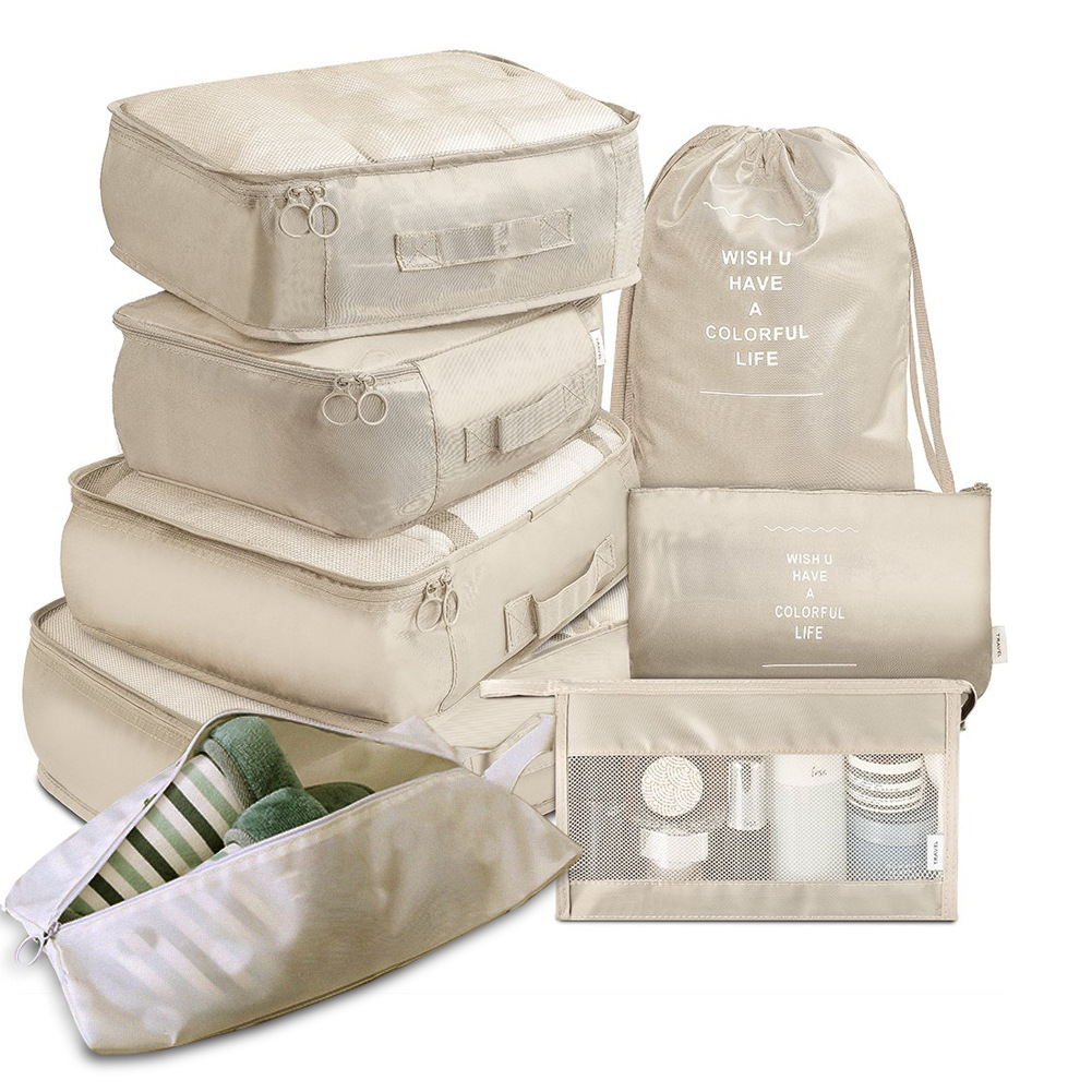 8-delige Reisset – Bagage Verdelers & Organizer Cubes