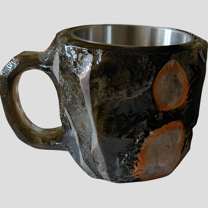 Mineraalkristallen koffiemokken