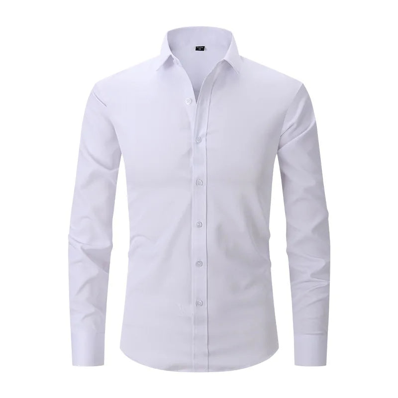 Strijkvrije Slim Fit Overhemd voor Heren