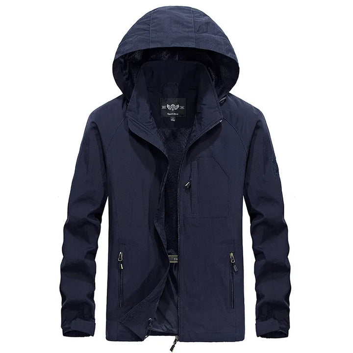 Waterdichte Outdoor Heren Jas met Afneembare Capuchon