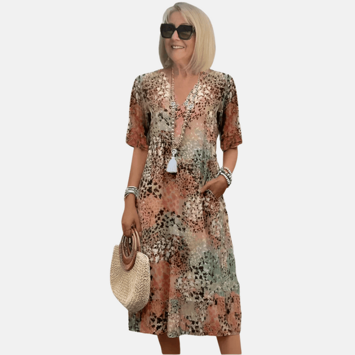 Losse zomerse casual jurk