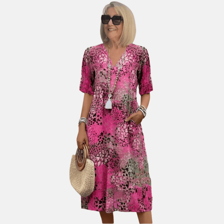 Losse zomerse casual jurk