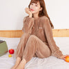 Luna Luxe Dames Pyjama Set – Superzacht Fluweel voor Ultiem Comfort