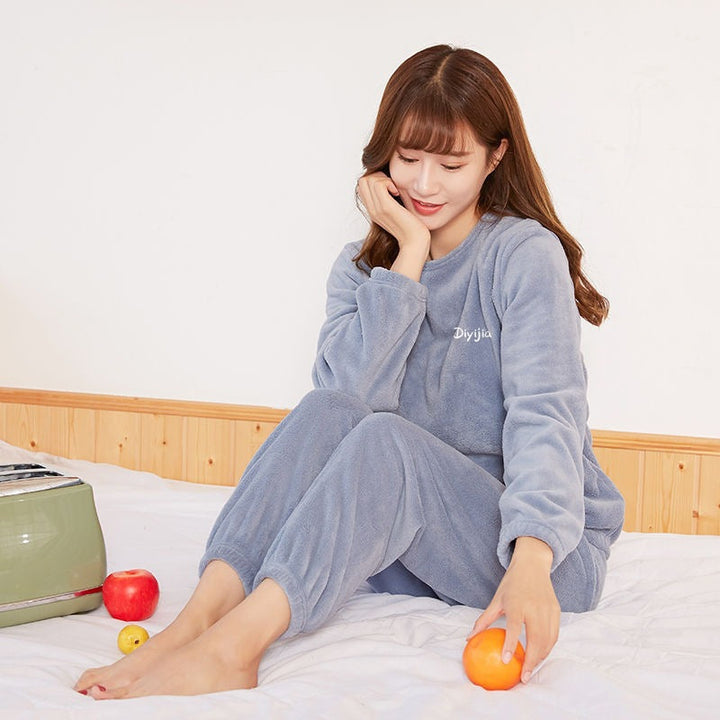 Luna Luxe Dames Pyjama Set – Superzacht Fluweel voor Ultiem Comfort