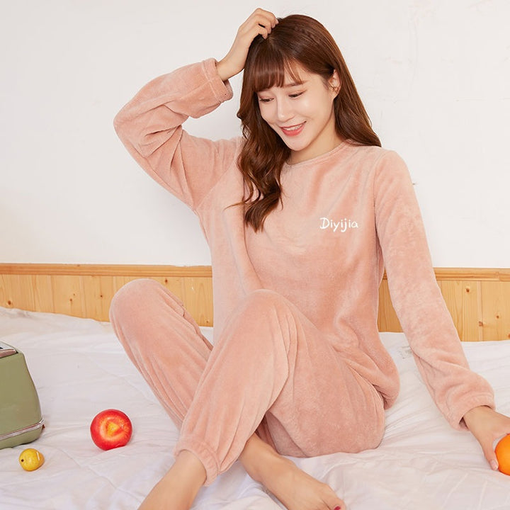 Luna Luxe Dames Pyjama Set – Superzacht Fluweel voor Ultiem Comfort
