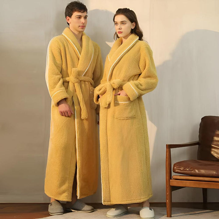 Luxe Badjas van Coral Fleece Flanel