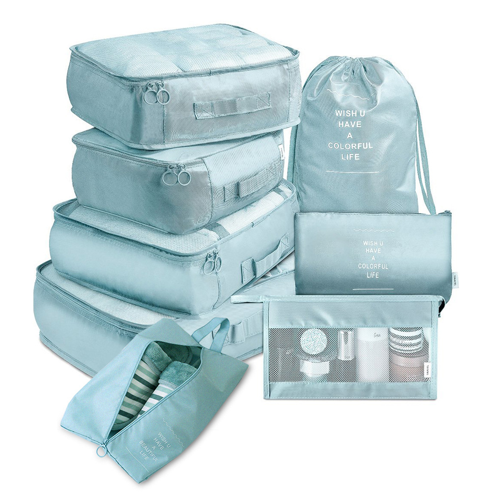8-delige Reisset – Bagage Verdelers & Organizer Cubes