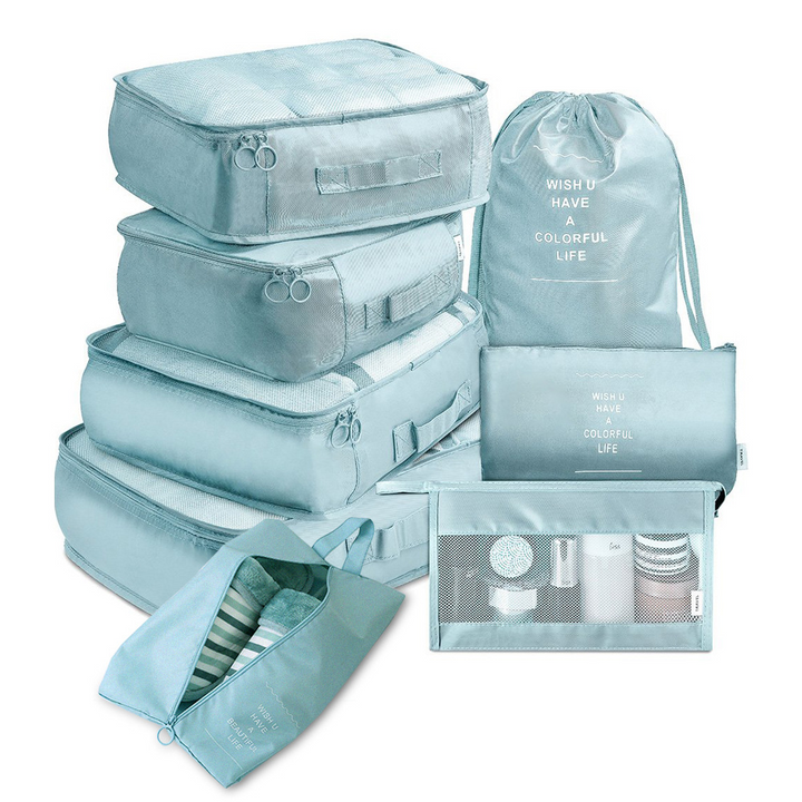 8-delige Reisset – Bagage Verdelers & Organizer Cubes