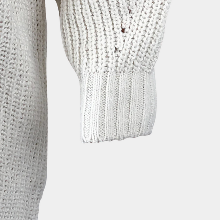 Gebreide Oversized Trui met Comfortabele Pasvorm en Stijlvolle Look