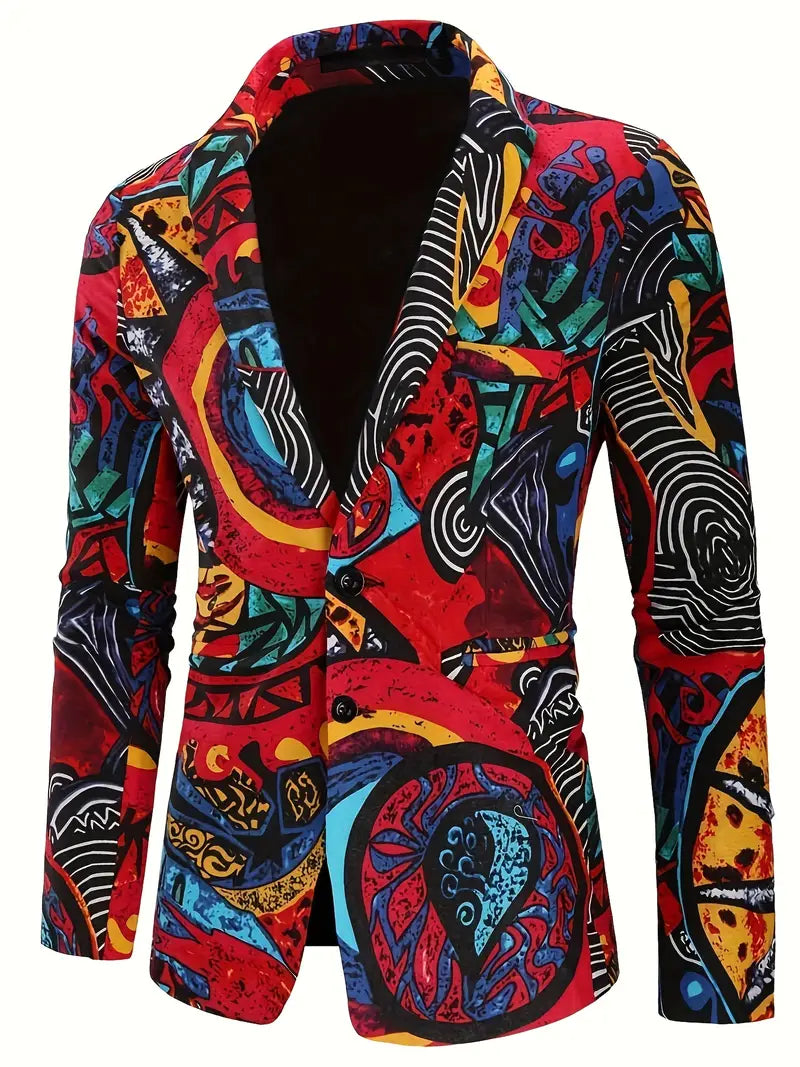 Fraz - Heren Blazer Met Revers en Bijpassende Broek