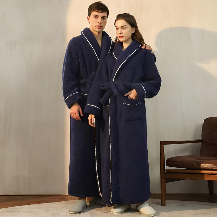 Luxe Badjas van Coral Fleece Flanel