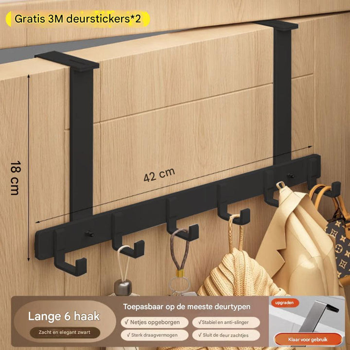 SteelEase – Over-the-Door Haakrek met 6 Haken