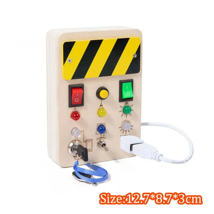 LED Licht & Sensorisch Activiteitenbord voor Kinderen (2–6 jaar)