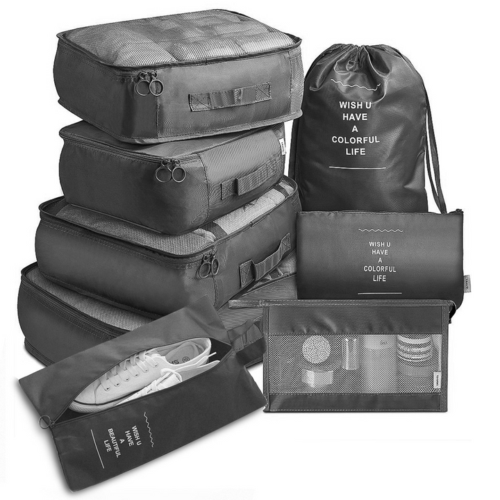 8-delige Reisset – Bagage Verdelers & Organizer Cubes