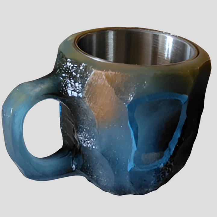 Mineraalkristallen koffiemokken