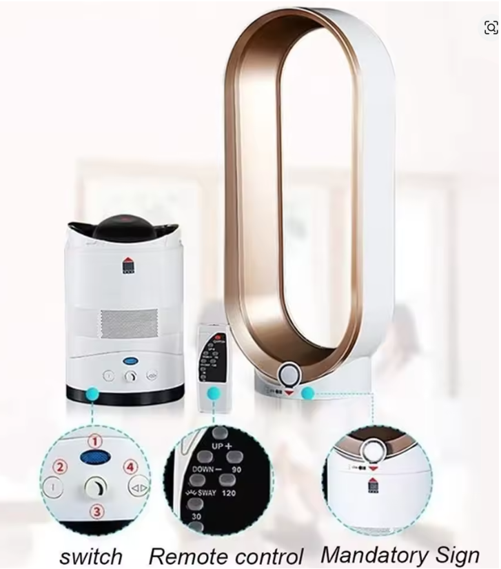 16-inch Bladloze Torenventilator met Afstandsbediening