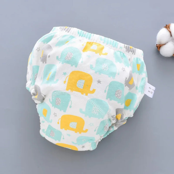 Herbruikbare Baby Luierbroek met Waterdichte 6-Lagen Kruis