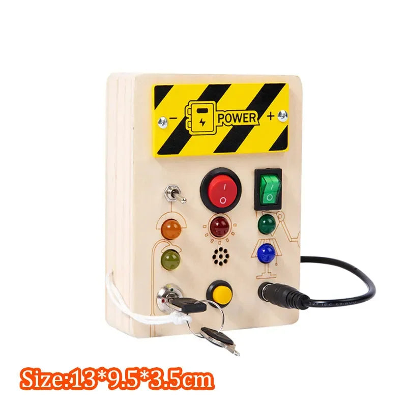 LED Licht & Sensorisch Activiteitenbord voor Kinderen (2–6 jaar)