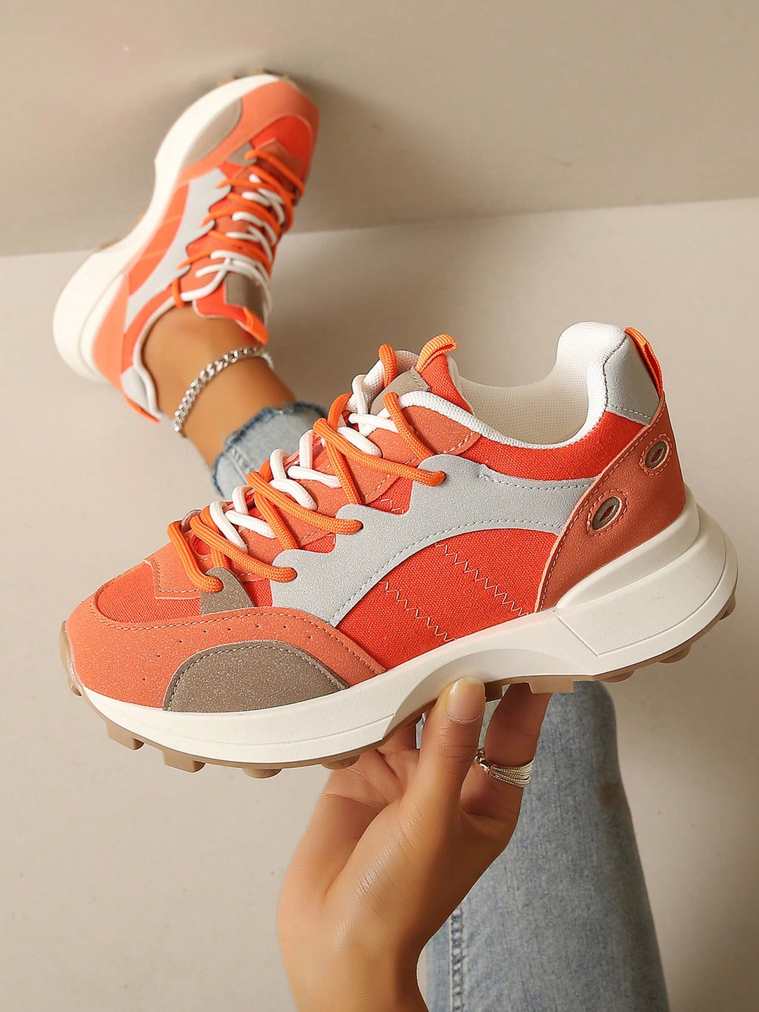 Casual moderne gekleurde sneakers voor dames - Katja