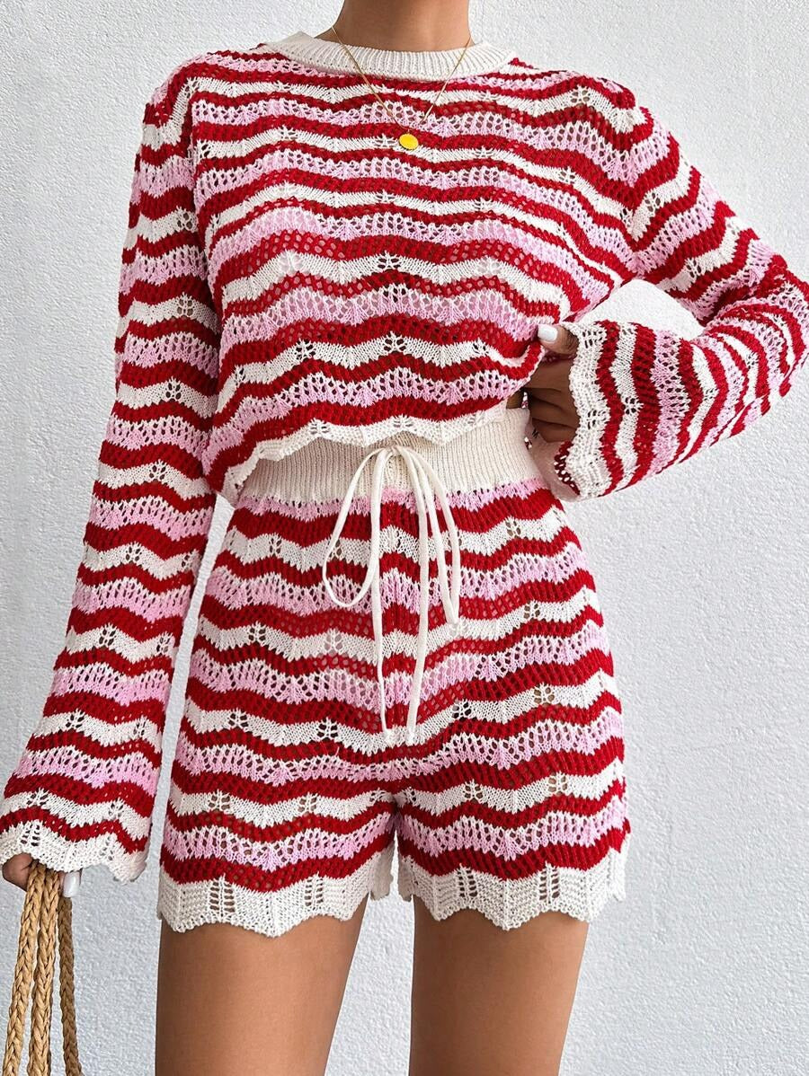 Hollow Out Top & Short als Cover-Up
