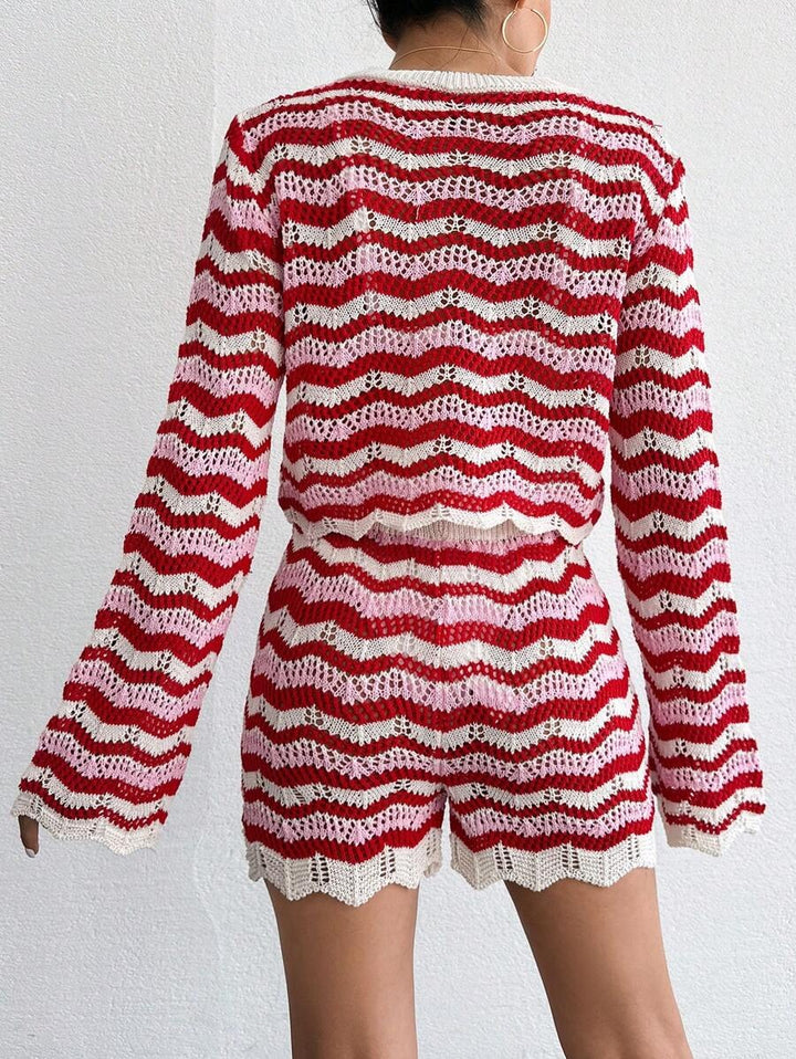 Hollow Out Top & Short als Cover-Up