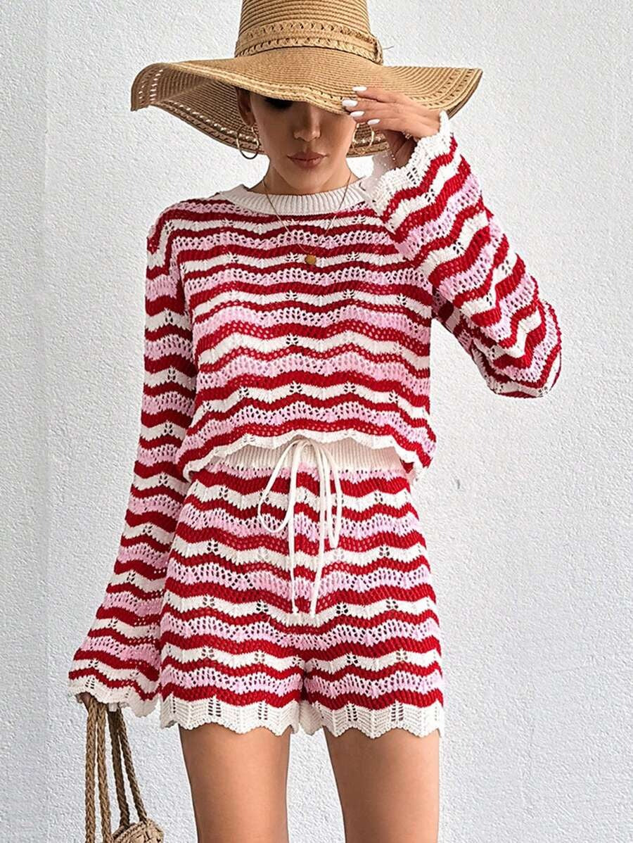 Hollow Out Top & Short als Cover-Up