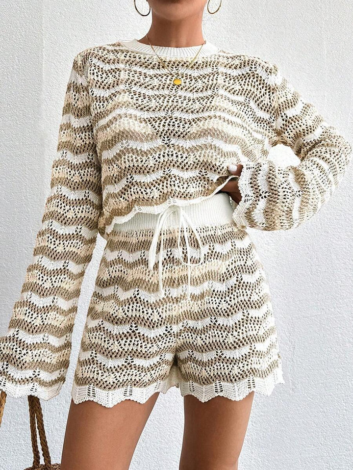Hollow Out Top & Short als Cover-Up