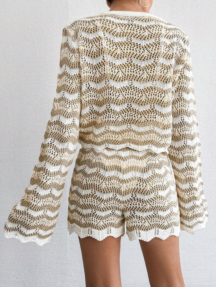 Hollow Out Top & Short als Cover-Up