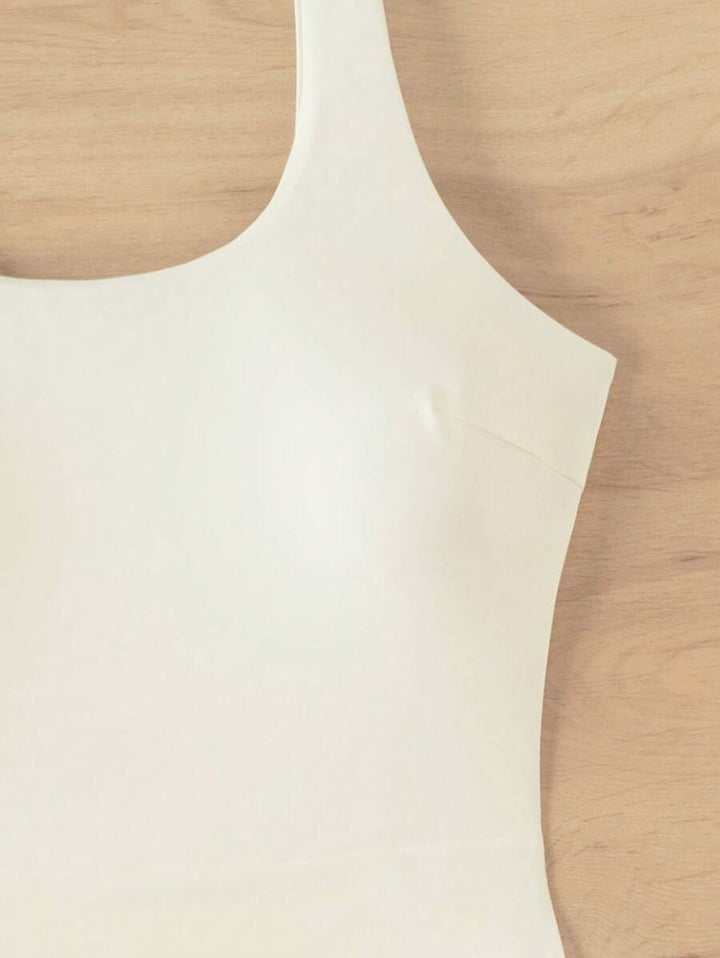 Effen Rondhals Strandjurk voor Vakantie & Zwemkleding