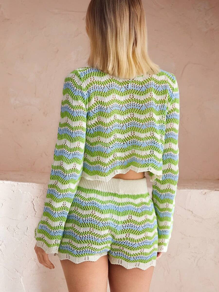 Hollow Out Top & Short als Cover-Up