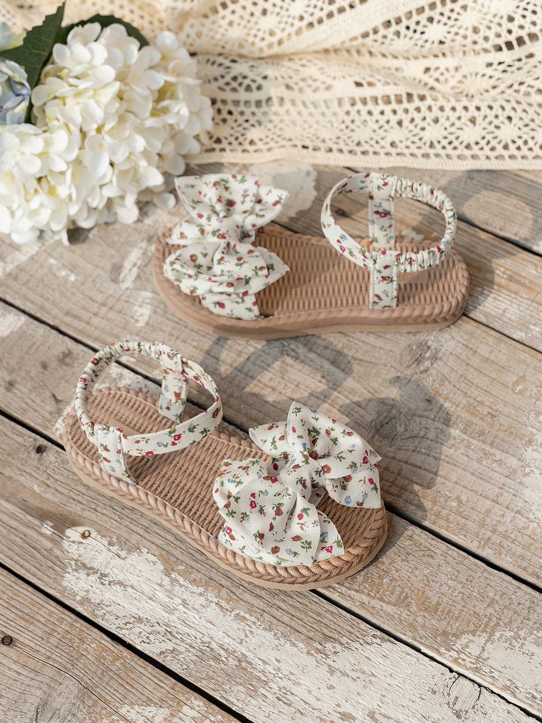Matchende Sandalen met Strik voor Moeder & Dochter