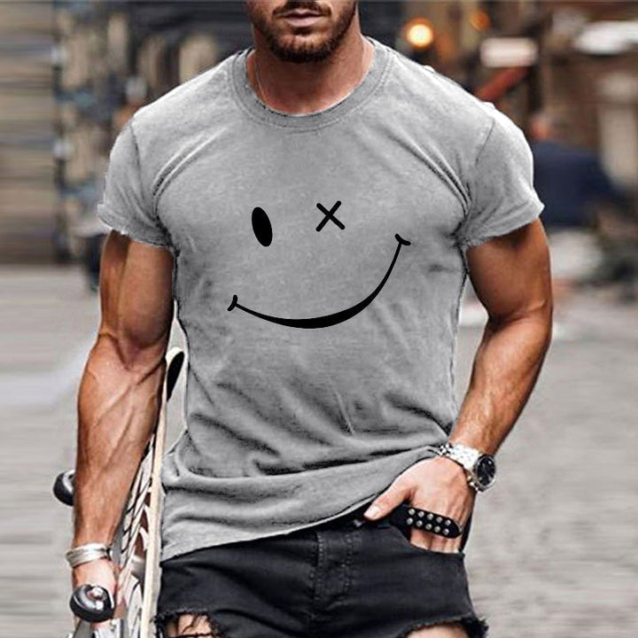 Zomers herenshirt van Fijngebreid Katoen