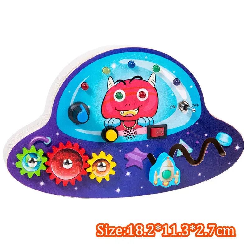 LED Licht & Sensorisch Activiteitenbord voor Kinderen (2–6 jaar)