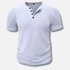 Amos– Aansluitend Henley T-Shirt Voor Heren