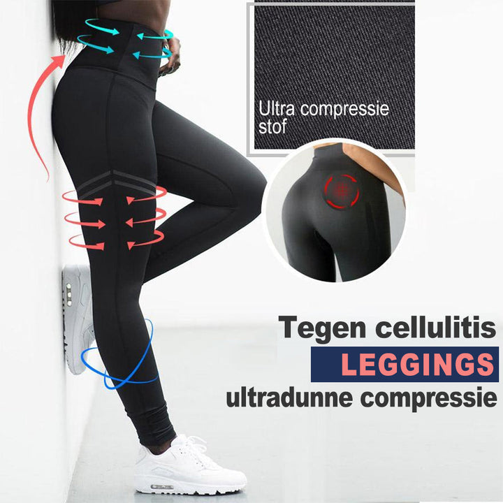 Hoge Taille Compressie Sportleggings voor Vrouwen