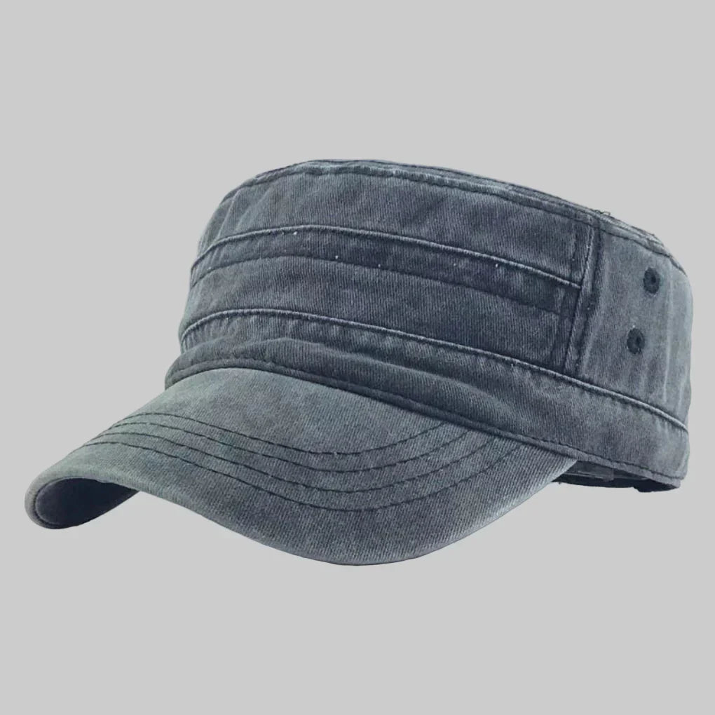 Retro Army Beanie voor heren – Klassieke militaire stijl met moderne accenten