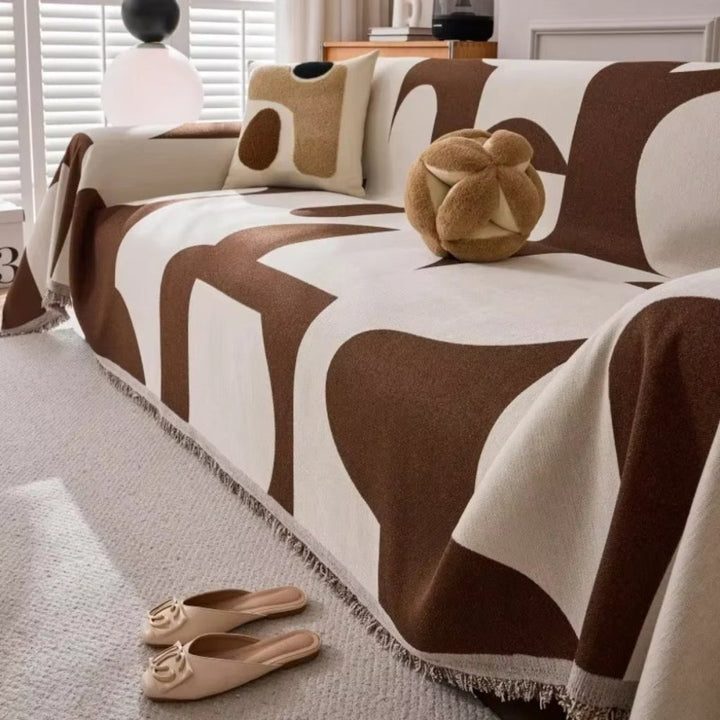 Moderne geometrische bankhoes