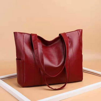 Vintage Leren dames Schoudertas – Klassiek en Modieus