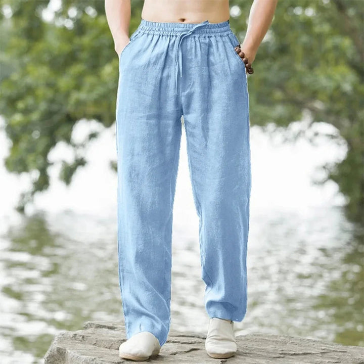 Linnen Strandbroek voor Heren