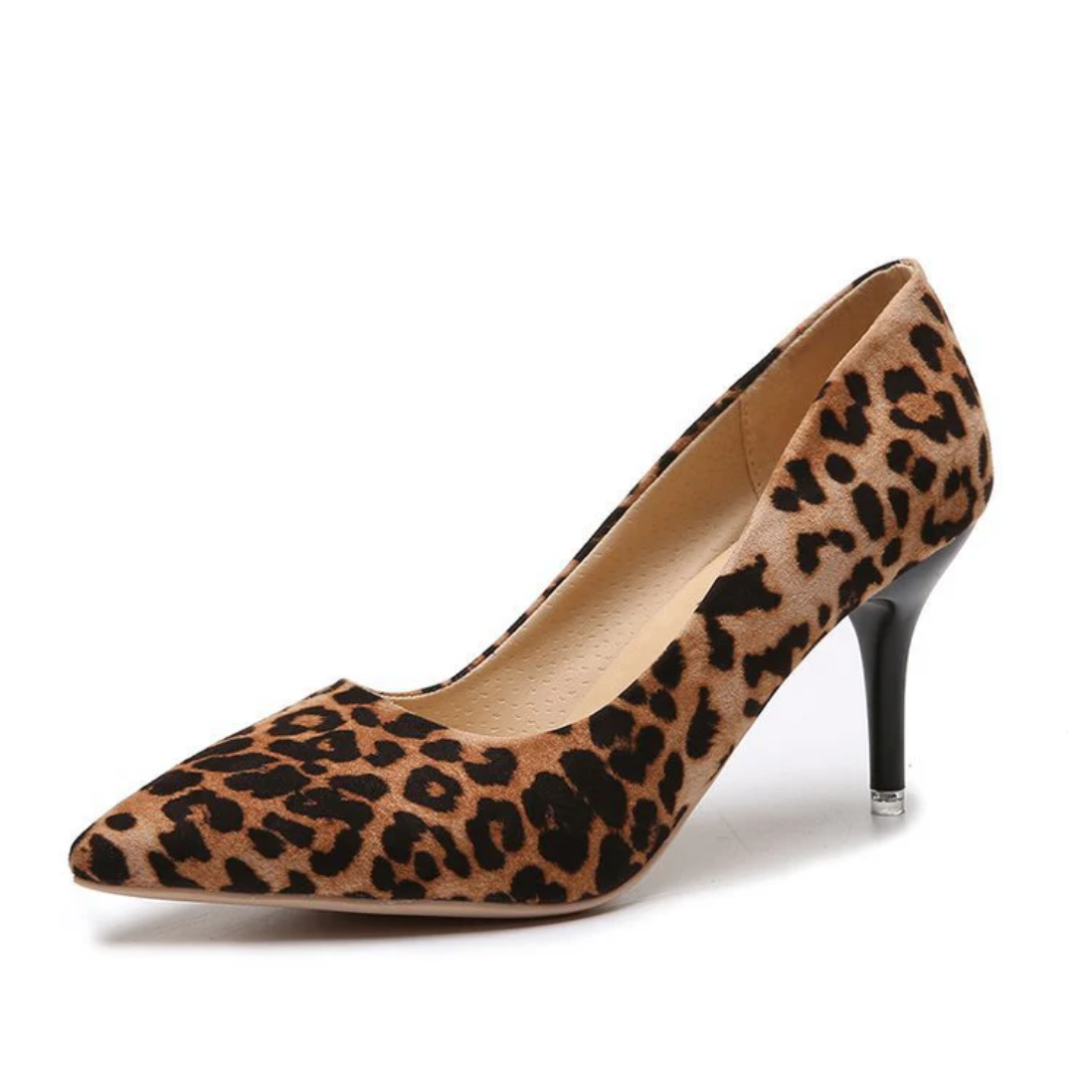 Pumps vrouwelijk elegant highheel hoge hak panterprint Jeecey