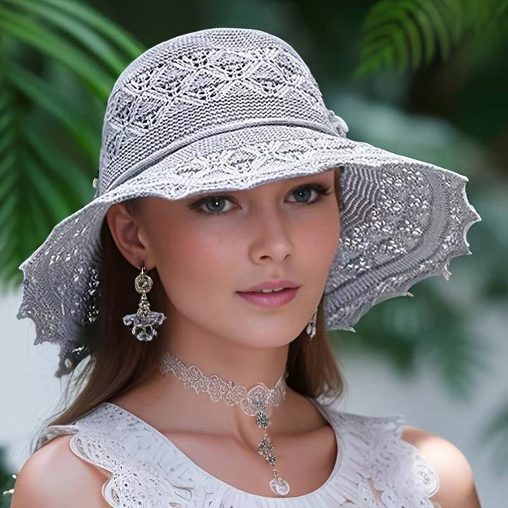 Odessa - Elegante Zonnehoed Met Brede Rand