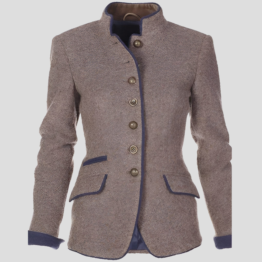 Elegante damesjas in effen kleur